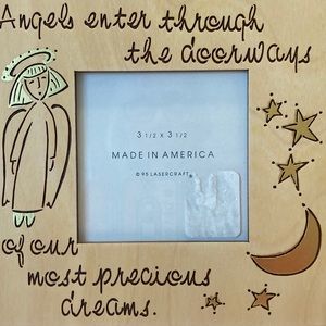 Angels precious dreams vintage picture frame NWT 4x6 picture book baby photos